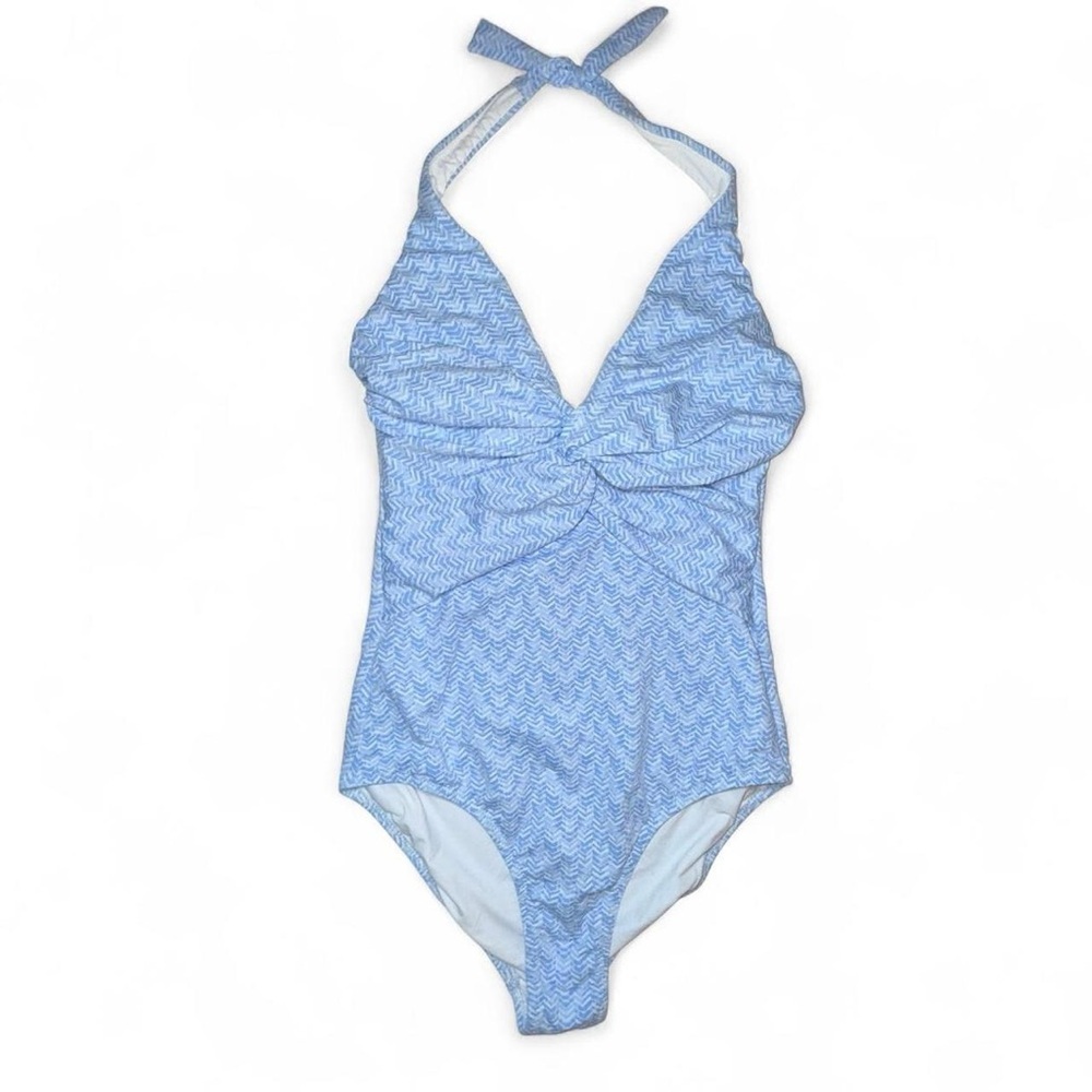 Melissa Odabash Zanzibar One Piece Swimsuit with built in pads Halter Neck SZ 4